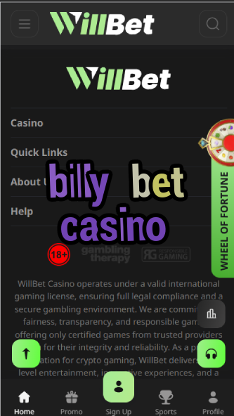 Billy Bet Casino - Western-Themed Gambling-casinoorder.vip